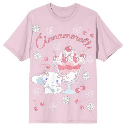 Sanrio Cinnamoroll Glitter Sundae Graphic Unisex T-Shirt Exclusivité Games Zone